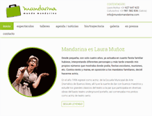 Tablet Screenshot of mundomandarina.com